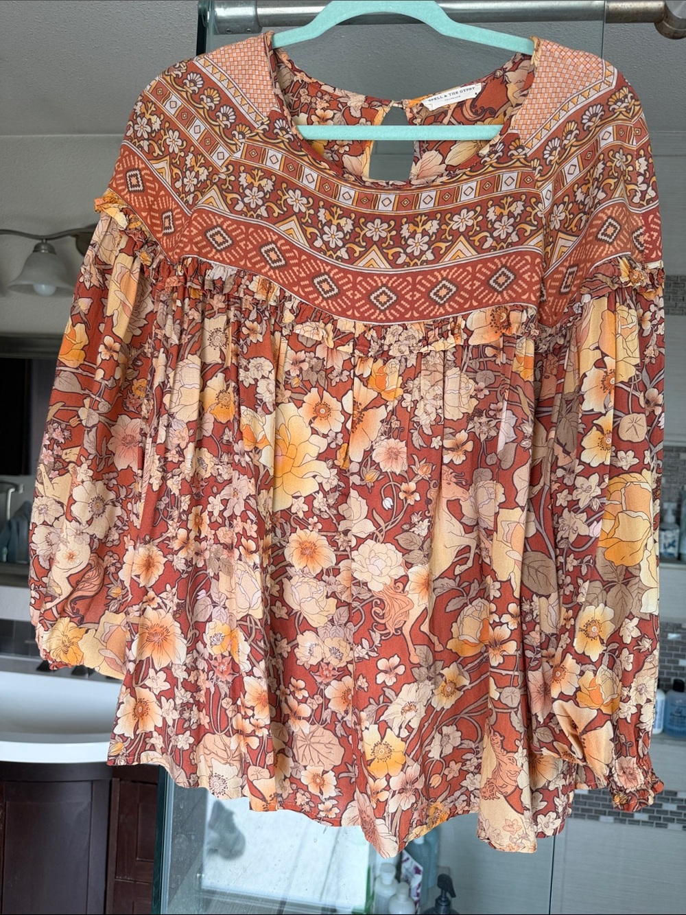 Spell Floral Boho Blouse